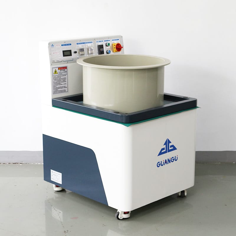 Why Polishing Buckets Have Centre Columns – equipment guide article on metal polishing by Precinova India