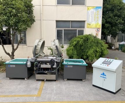 Automatic Magnetic Pin Polisher – magnetic deburring & polishing machine by Guangu Tech India