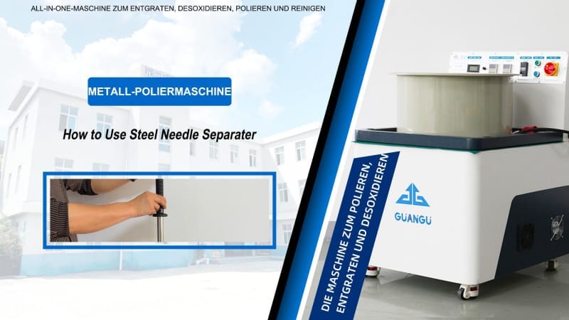 How to Use the Steel Needle Separator – magnetic polishing machine tutorial video by Precinova India